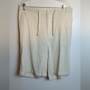Visitor Premium Linen Blend Shorts Medium